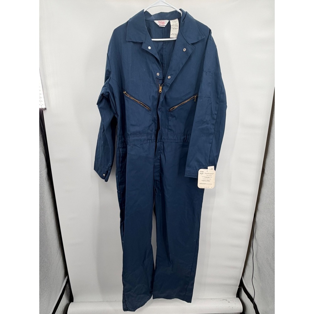 Walls MasterMade Apparel Men's Dark Blue Mechanic Jumpsuit Coveralls Size 48